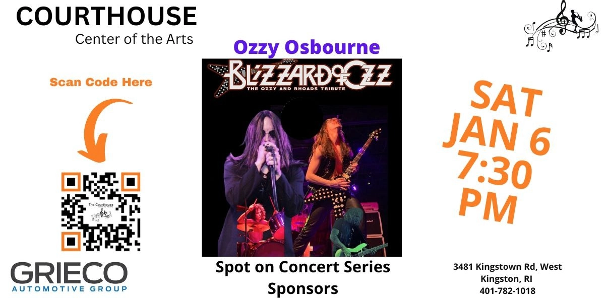Event image for Ozzy - Blizzard of Ozz  1/6/24 SAT 7:30PM