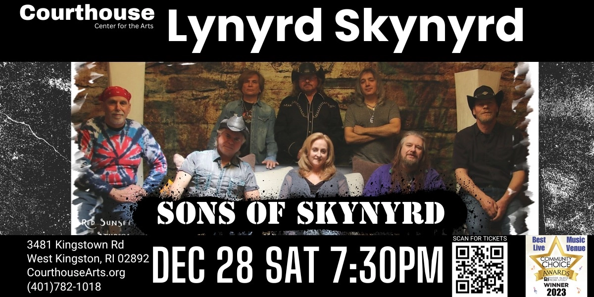 Event image for Lynyrd Skynyrd - Sons of Skynyrd 12/28 SAT 7:30PM