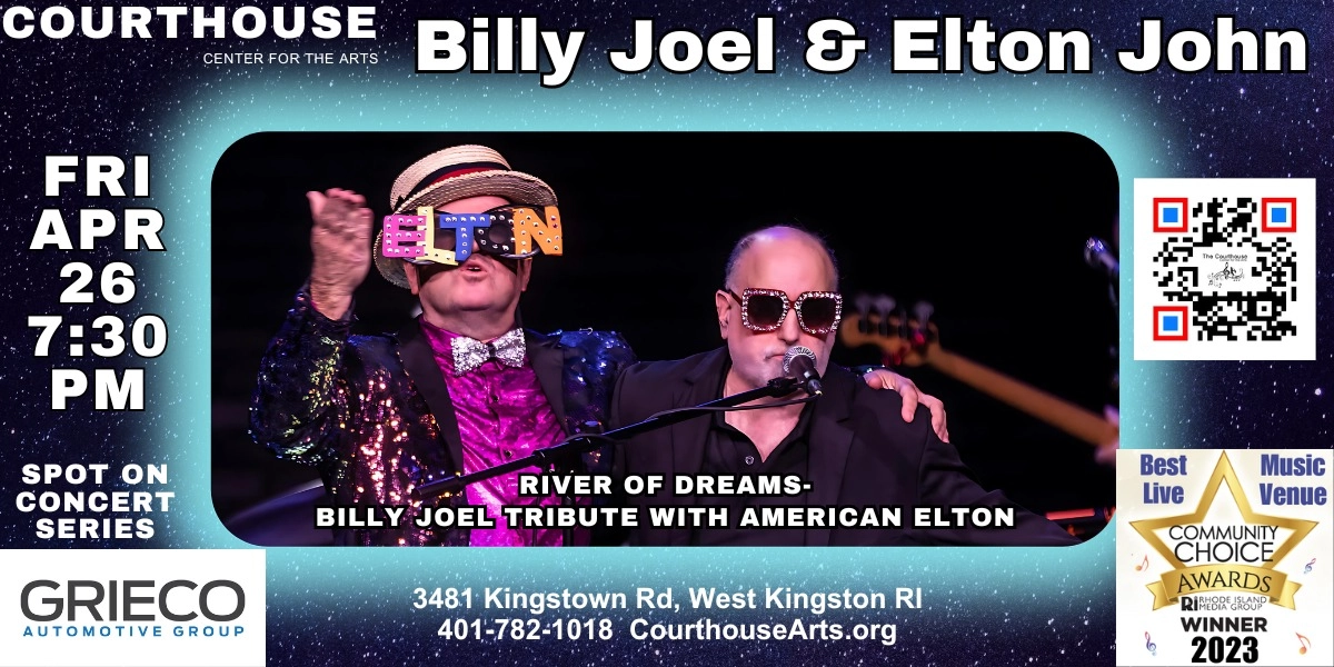 Event image for Billy Joel & Elton John  - Piano Man & Rocket Man 4/26/24 FRI 7:30PM