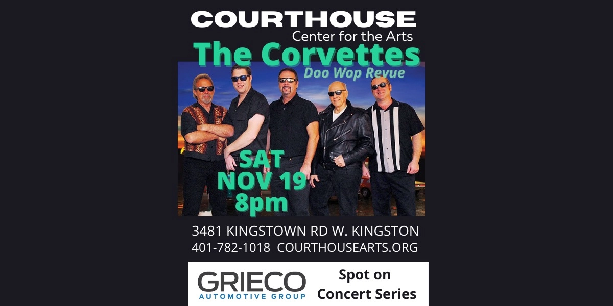 Event image for The Corvettes DOO WOP Revue 11/19/22