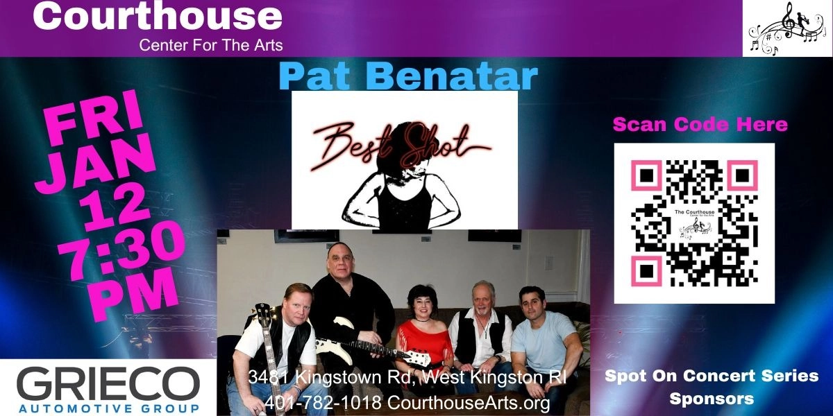 Event image for Pat Benatar-Best Shot FRI 1-12-24 7:30PM
