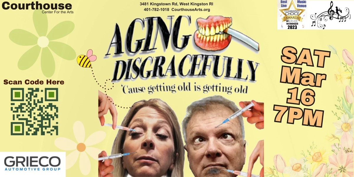 Event image for Aging Disgracefully - Aging In The Spring SAT 3/16/24 7PM