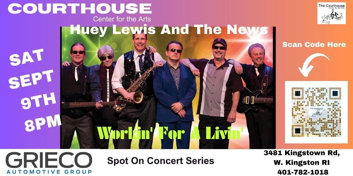 Event image for Huey Lewis - Workin' For A Livin' 9/9/23