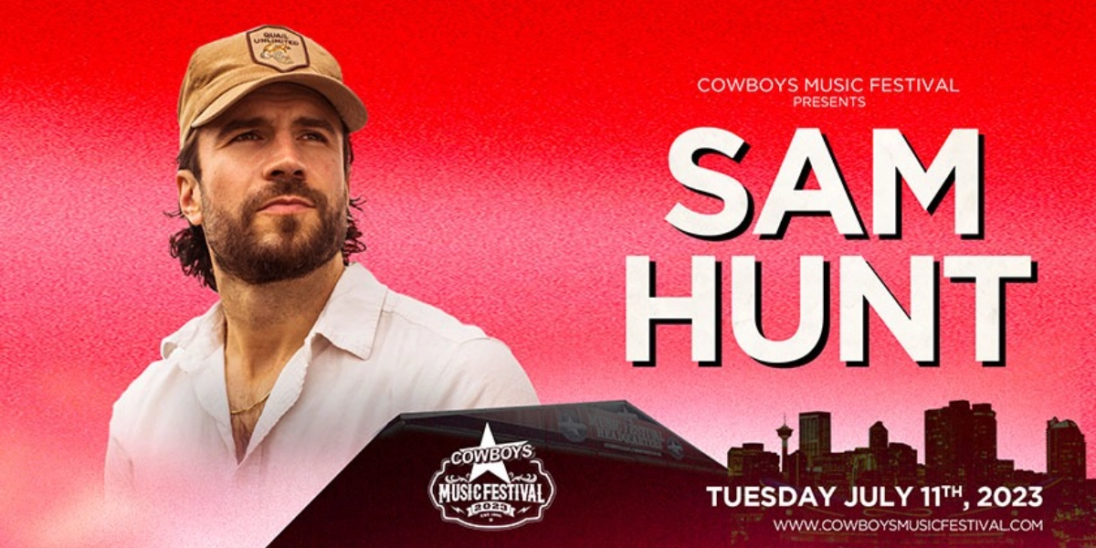 Event image for SAM HUNT | COWBOYS MUSIC FESTIVAL
