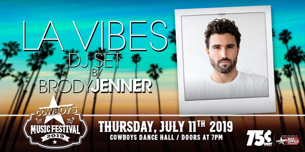 Event image for Cowboys Music Festival Student Night Presents: LA VIBES featuring BRODY JENNER