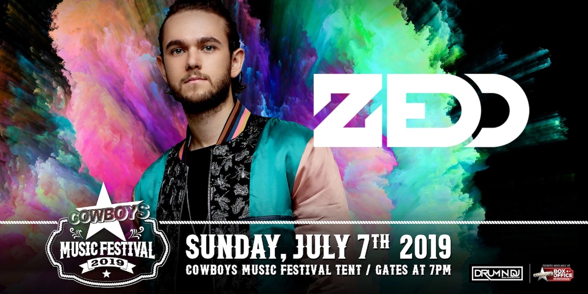 Event image for COWBOYS MUSIC FESTIVAL: ZEDD