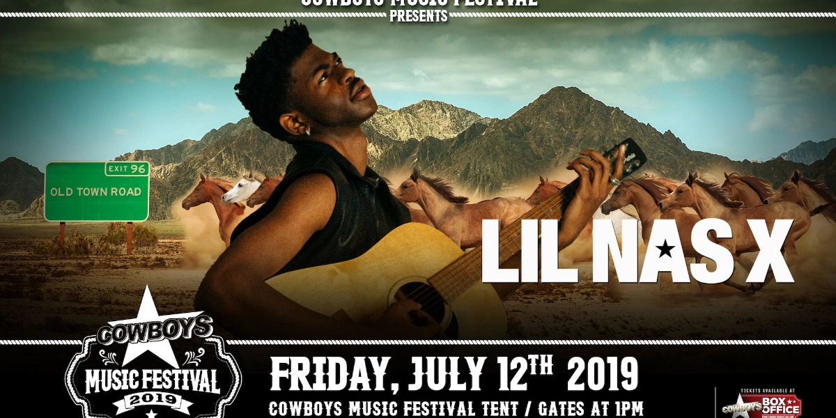 Event image for COWBOYS MUSIC FESTIVAL: LIL NAS X