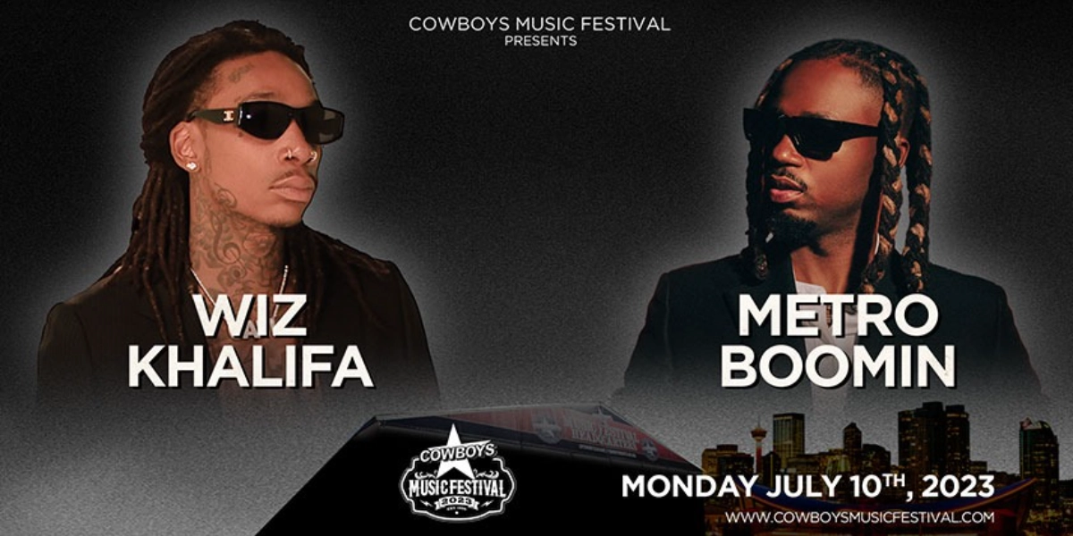 Event image for METRO BOOMIN + WIZ KHALIFA | COWBOYS MUSIC FESTIVAL