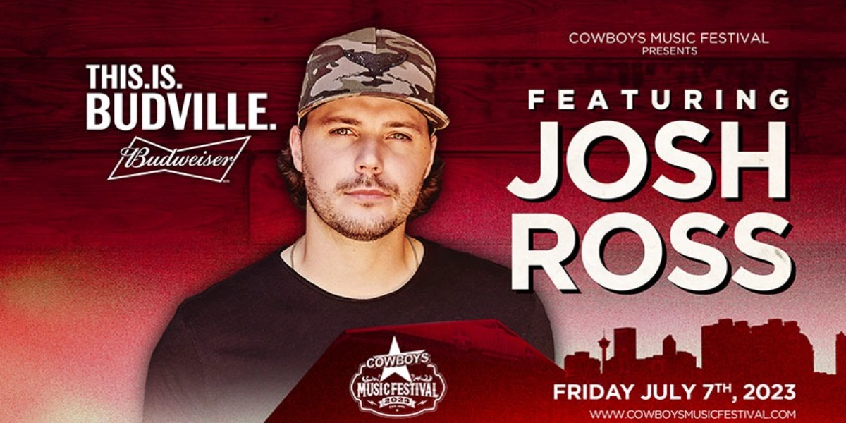 Event image for COWBOYS MUSIC FESTIVAL: BUDVILLE FIRST FRIDAY | JOSH ROSS