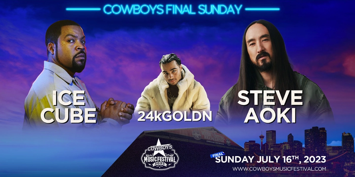 Event image for STEVE AOKI & ICE CUBE + 24kGOLDN | COWBOYS MUSIC FESTIVAL