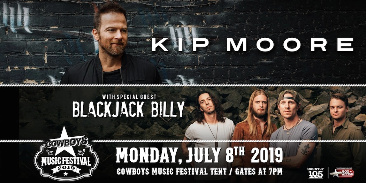Event image for COWBOYS MUSIC FESTIVAL: KIP MOORE &