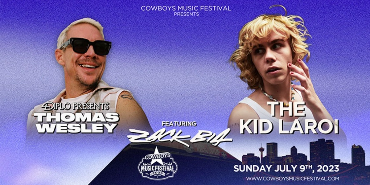 Event image for DIPLO + THE KID LAROI | COWBOYS MUSIC FESTIVAL