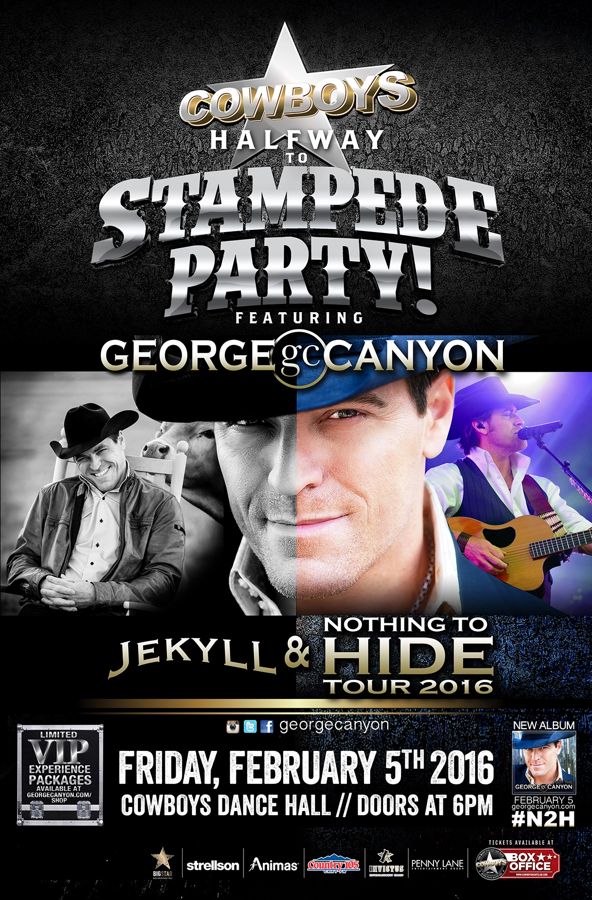 Event image for GEORGE CANYON - FRIDAY, Feb. 5th 2016