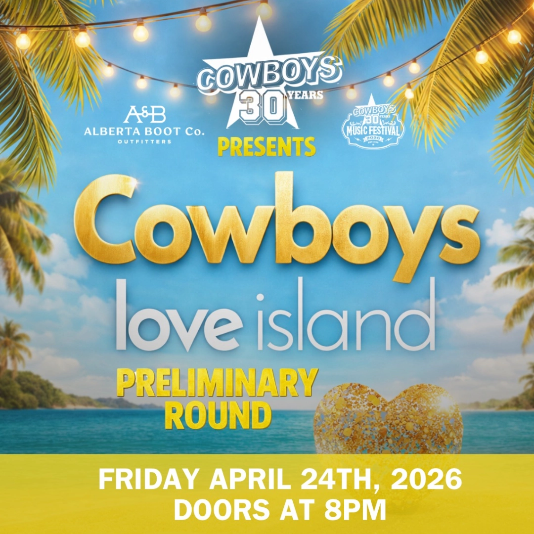 Event image for COWBOYS LOVE ISLAND | ROUND #1