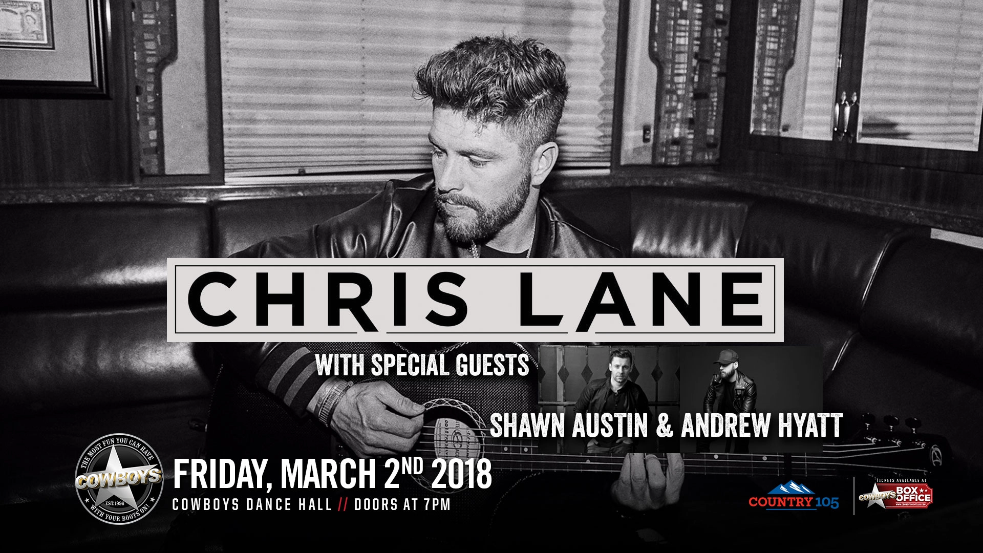 Event image for Cowboys Presents: Chris Lane