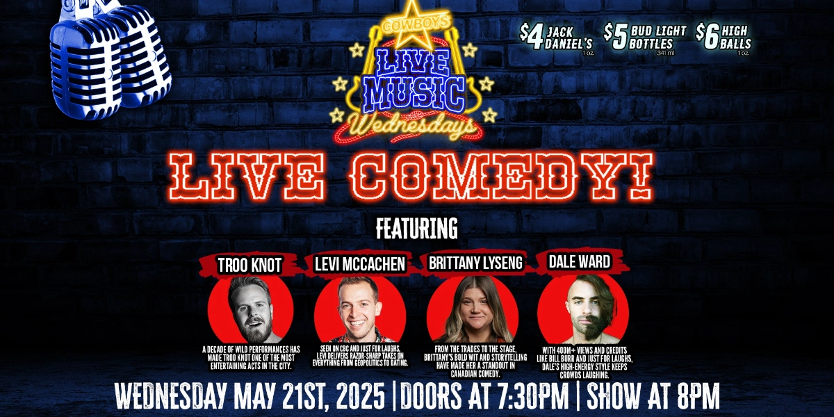 Event image for LIVE MUSIC WEDNESDAY FEATURING LIVE COMEDY | MAY 21ST