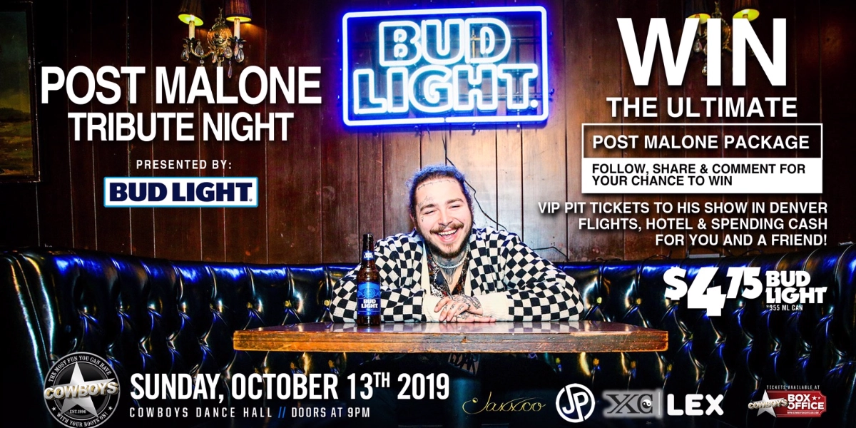 Event image for Post Malone Tribute Night