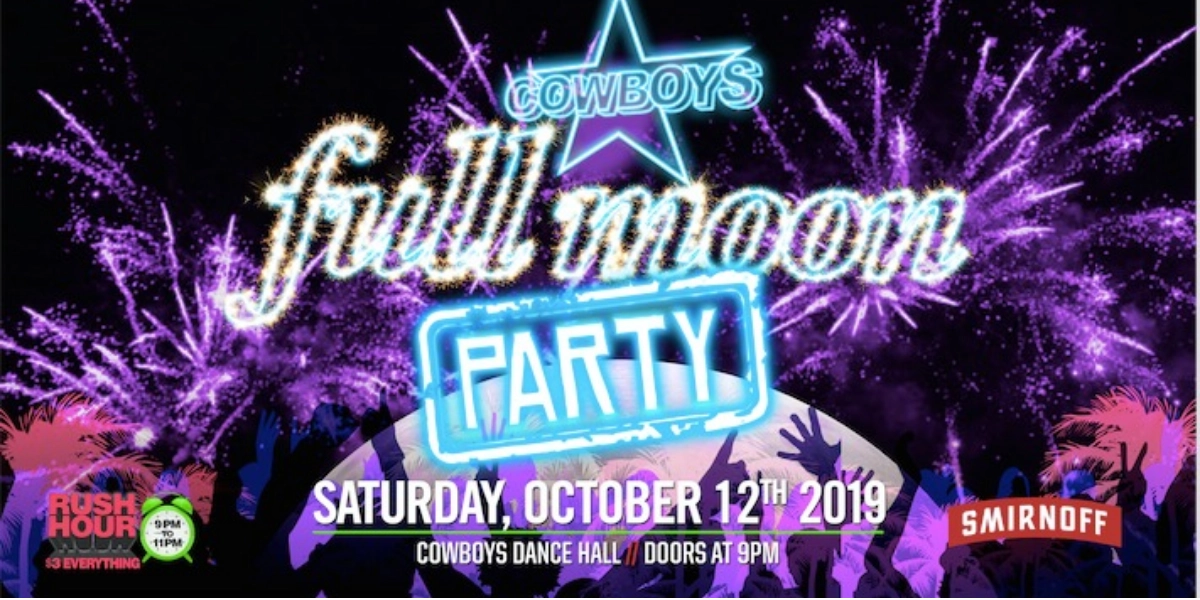 Event image for Cowboys Presents: Full Moon Rush Hour Edition