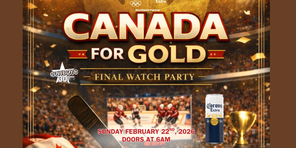 Event image for CANADA FOR GOLD | WATCH PARTY