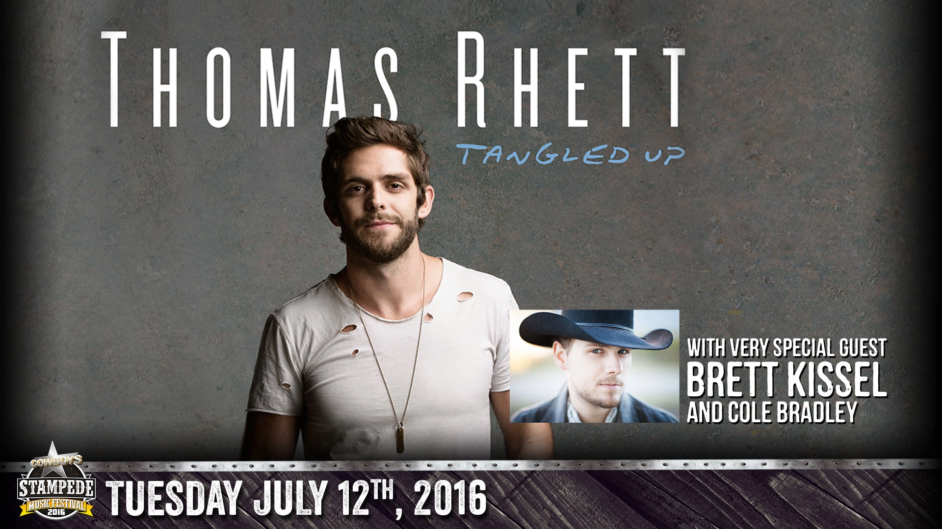 Event image for THOMAS RHETT with Very Special Guest BRETT KISSEL