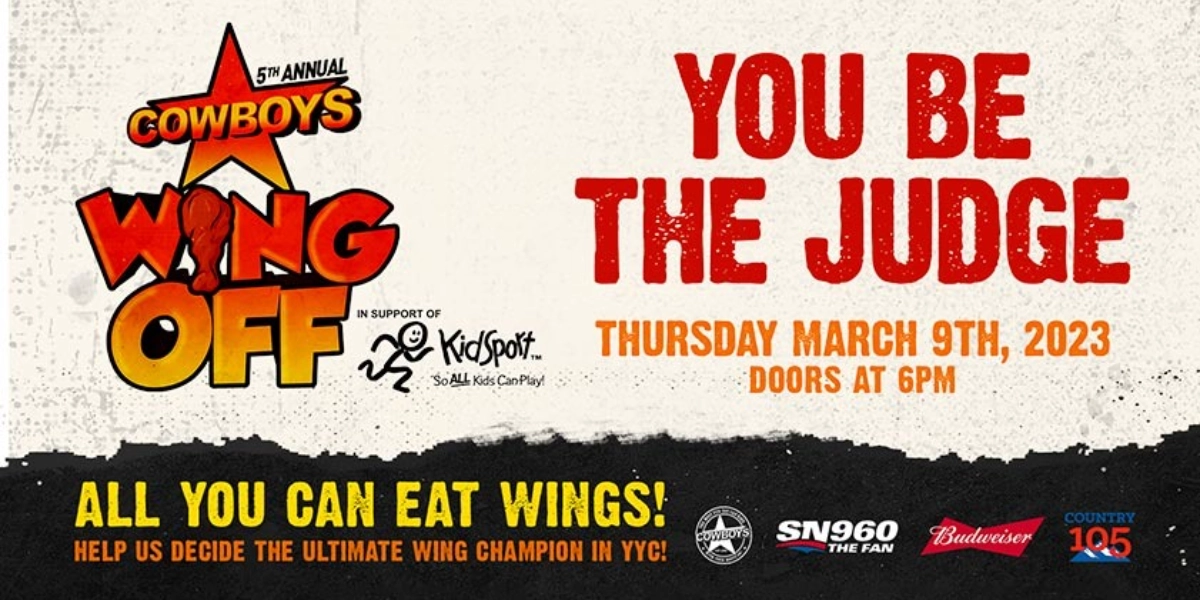 Event image for COWBOYS 5th ANNUAL WING OFF
