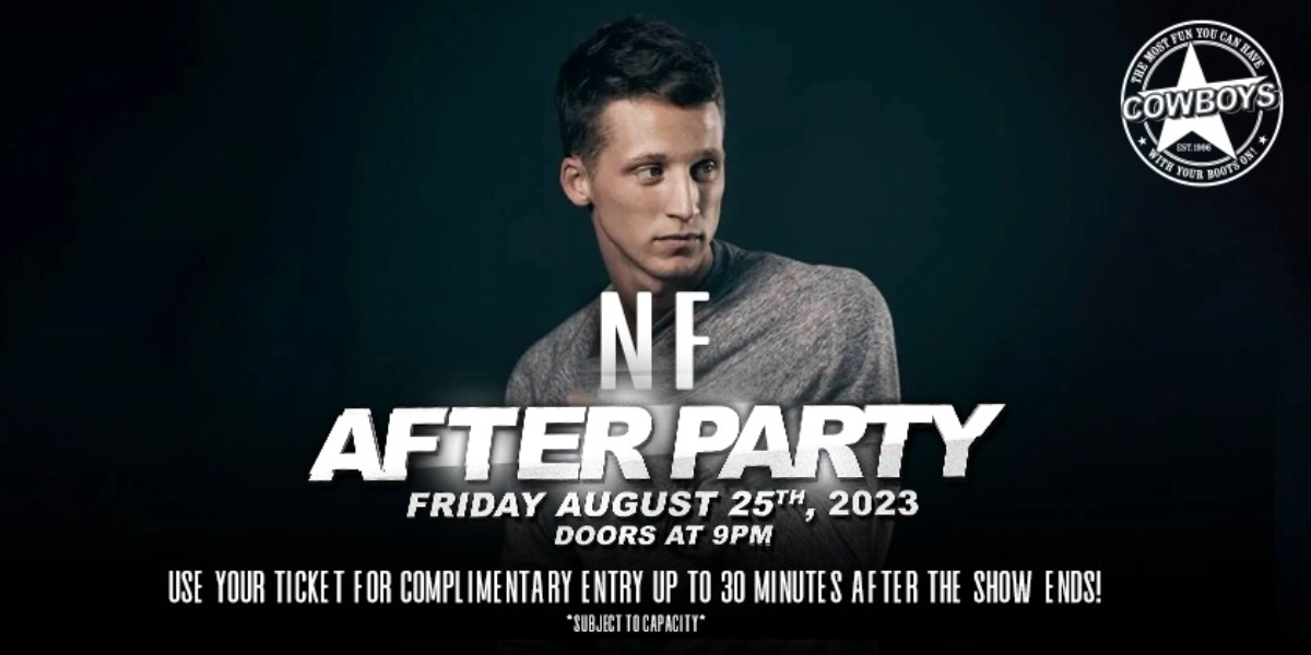 Event image for NF AFTER PARTY | FRIDAY AUGUST 25TH