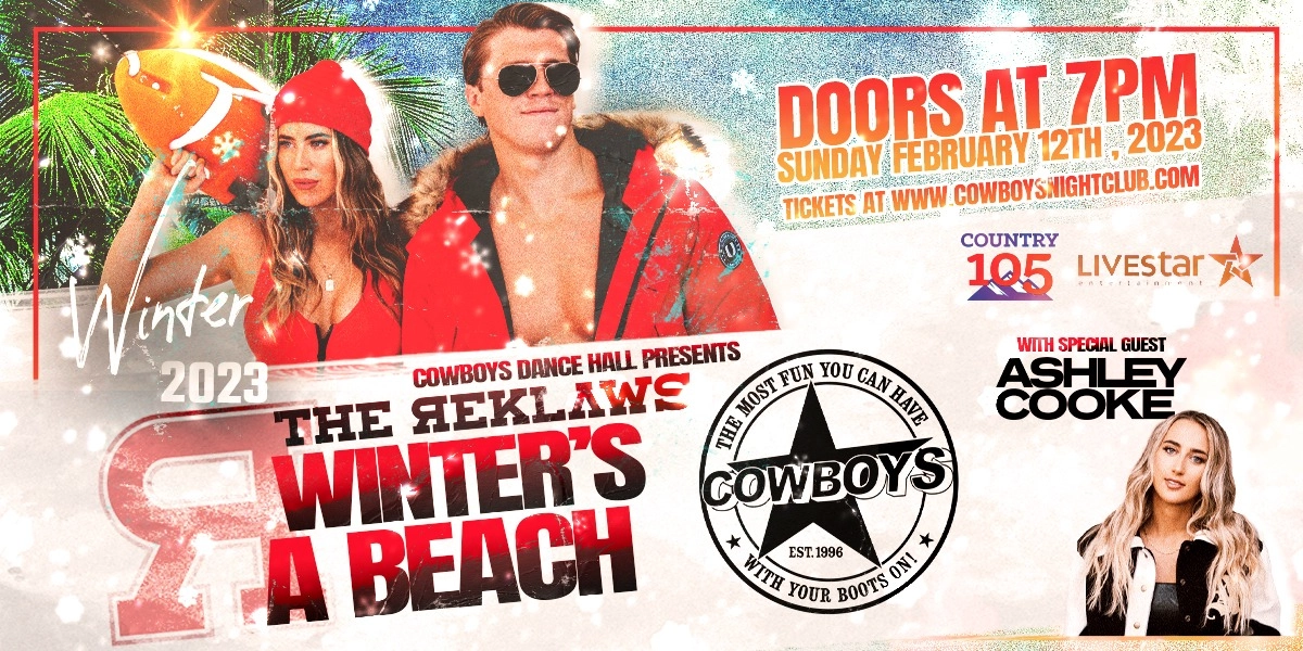 Event image for THE REKLAWS + ASHLEY COOKE | COWBOYS