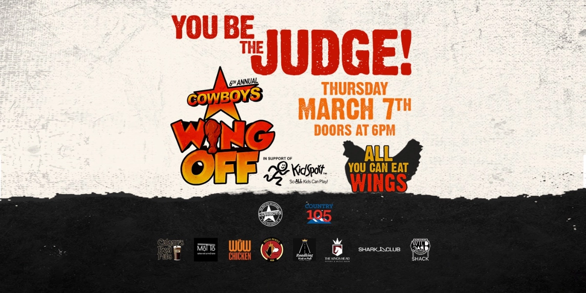 Event image for COWBOYS 6th ANNUAL WING OFF