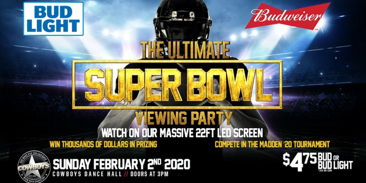 Event image for Cowboys Presents: Super Bowl Viewing Party
