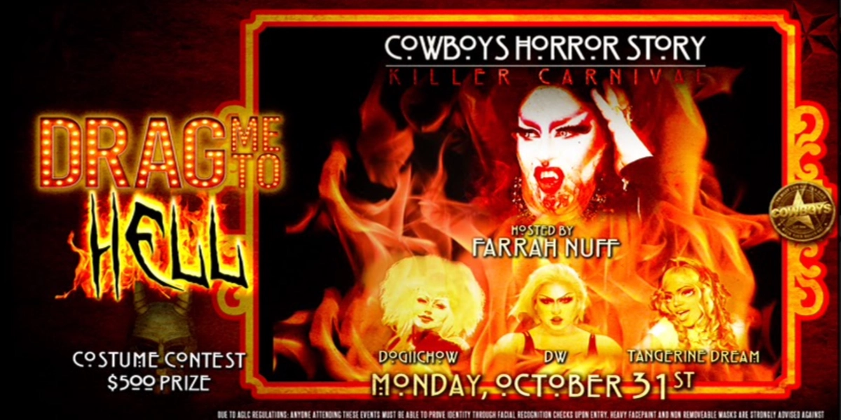 Event image for COWBOYS HORROR STORY: DRAG ME TO HELL