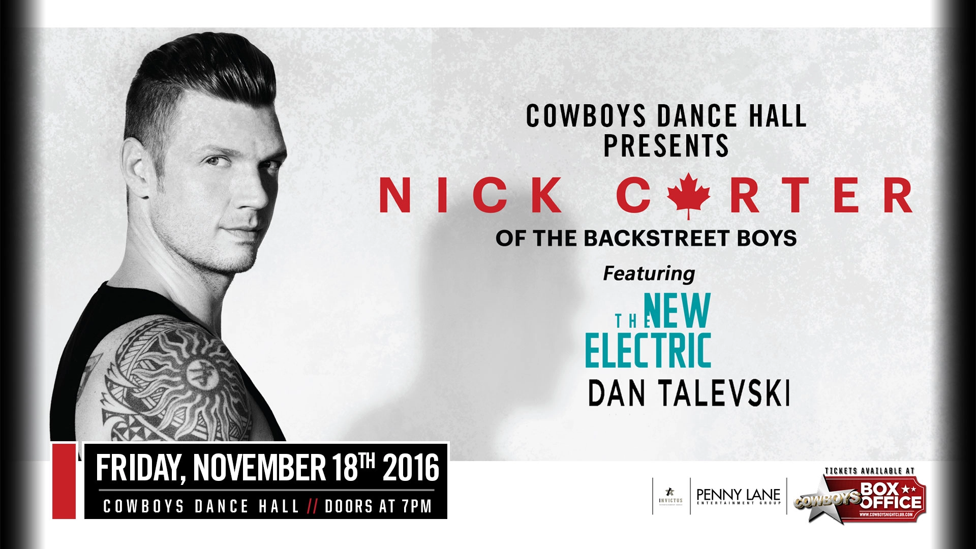 Event image for NICK CARTER