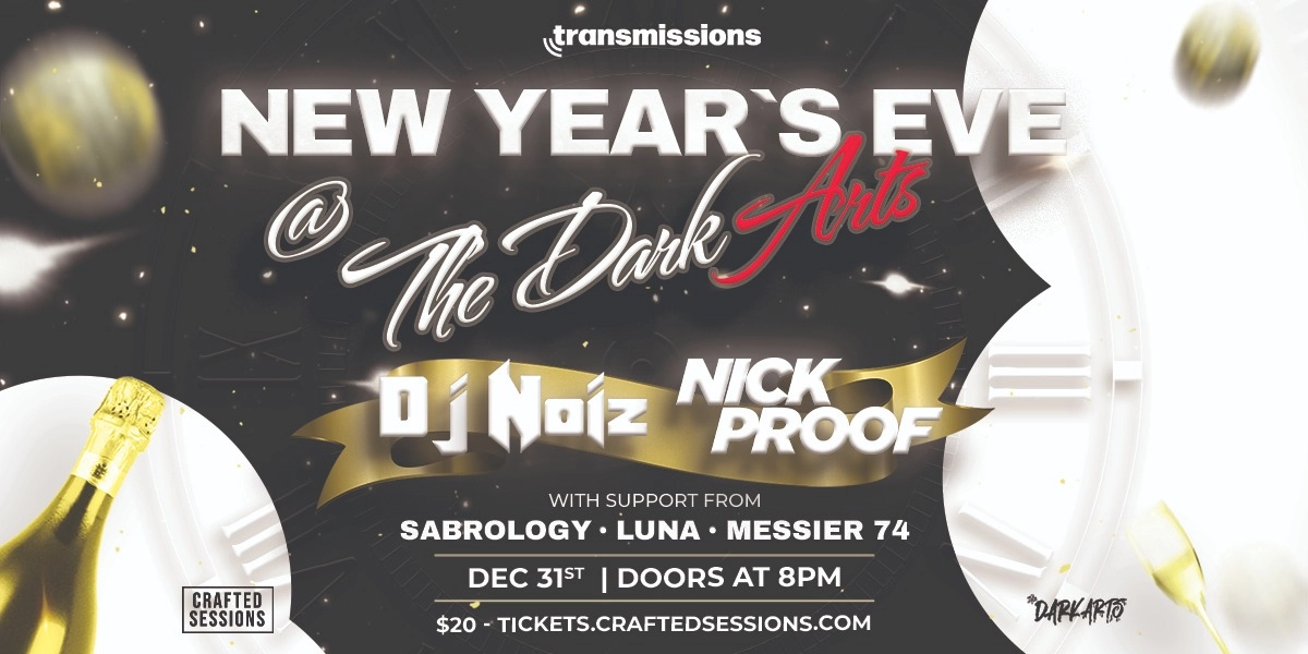 Event image for New Years Eve @ The Dark Arts