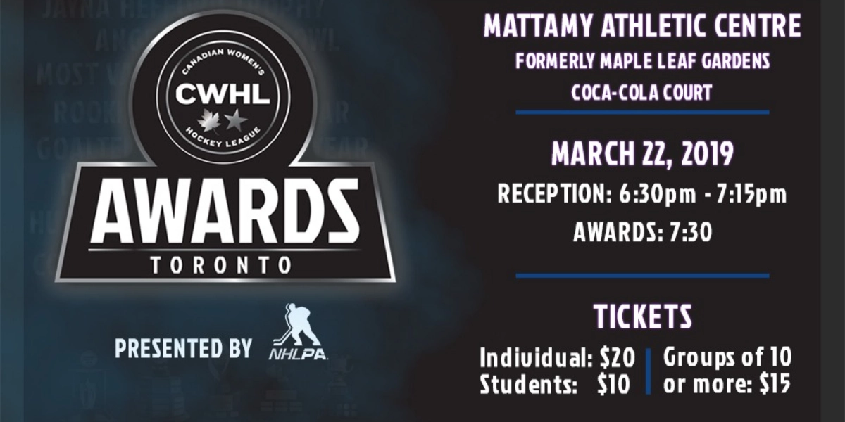 Event image for 2019 CWHL Award Show