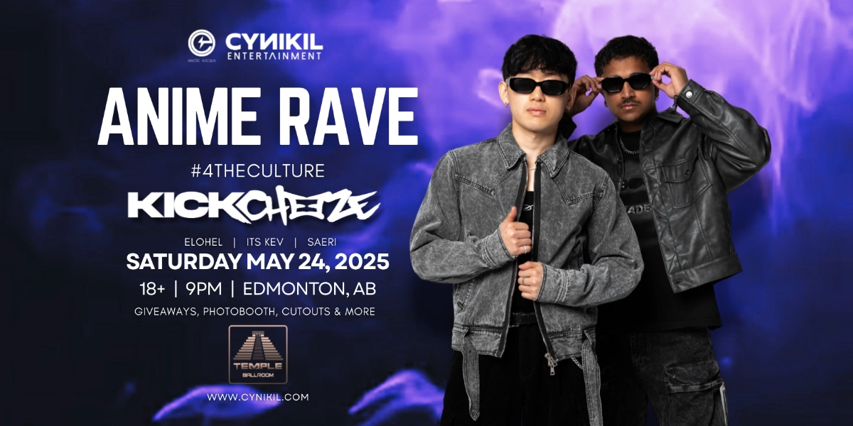 Event image for ANIME RAVE FT. KICKCHEEZE - EDMONTON