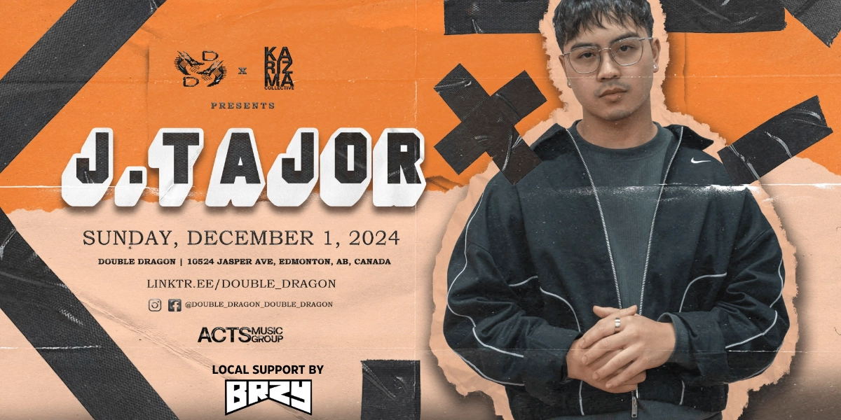 Event image for J. TAJOR - LIVE IN EDMONTON - KARIZMA COLLECTIVE & CYNIKIL ENTERTAINMENT