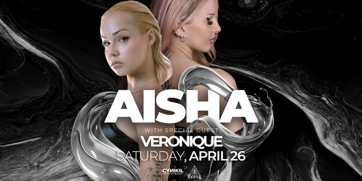 Event image for AISHA (UK) w/ special guest VERONIQUE | CALGARY | VELVET ROOM |CYNIKIL x SBBTH