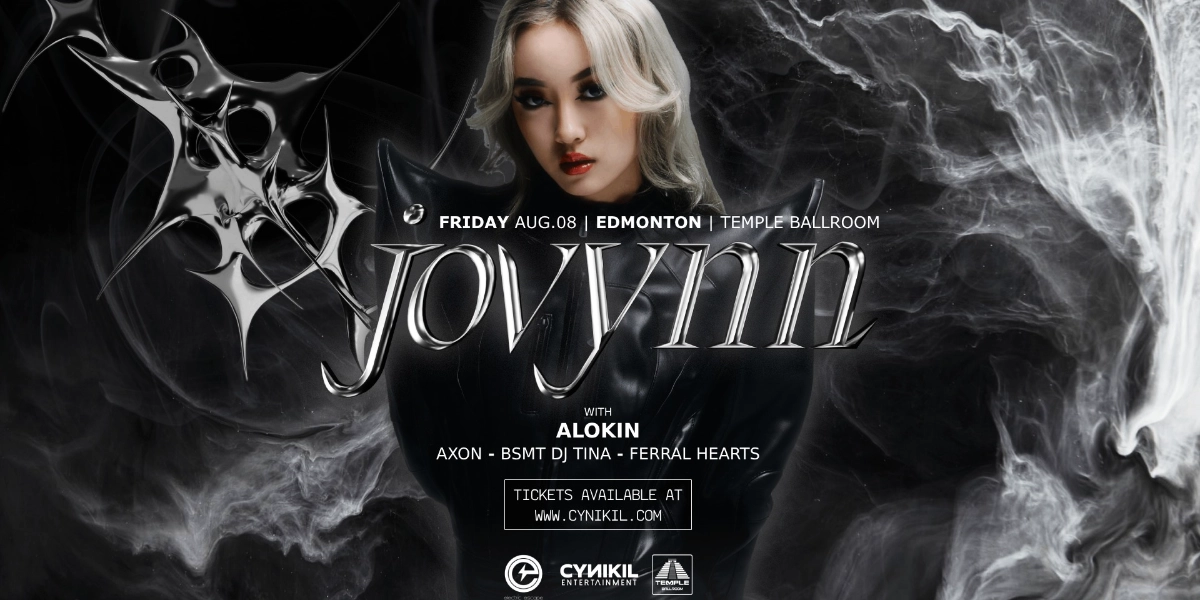 Event image for JOVYNN - CANADA DEBUT | CYNIKIL ENTERTAINMENT | TEMPLE BALLROOM