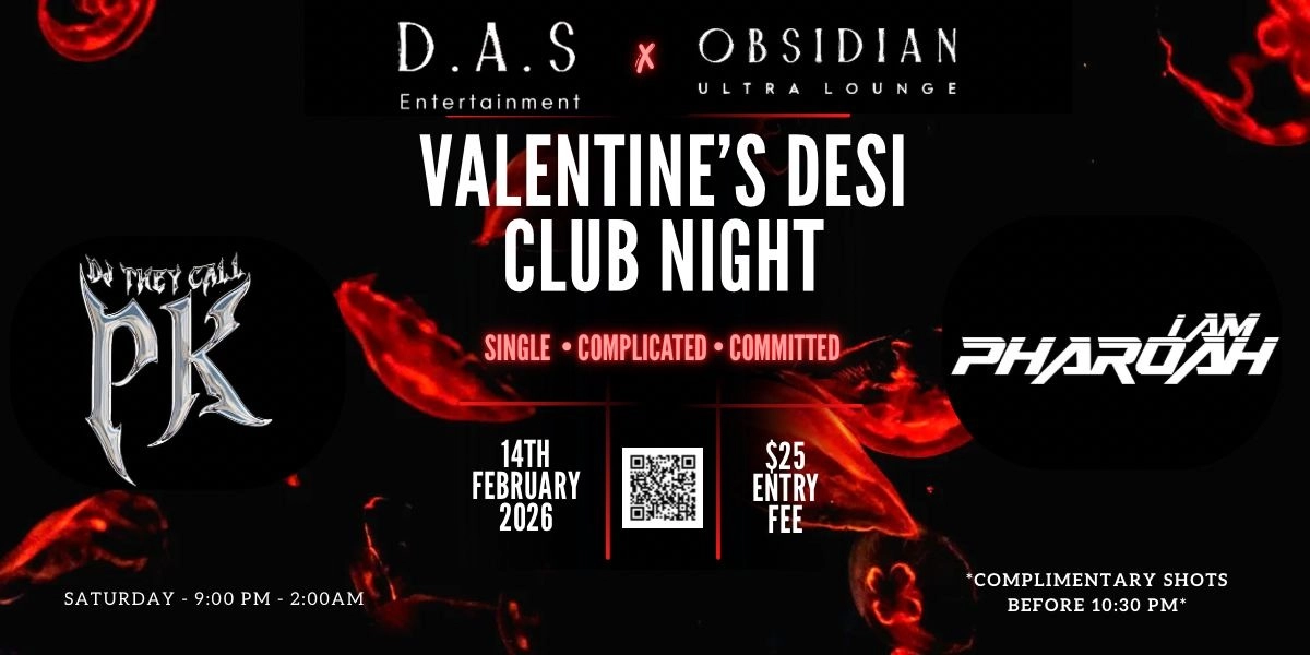 Event image for Valentine’s Desi Club Night