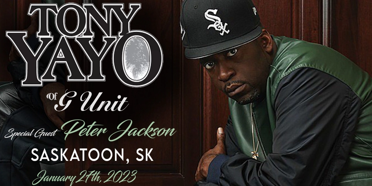 Event image for TONY YAYO- Live in Saskatoon