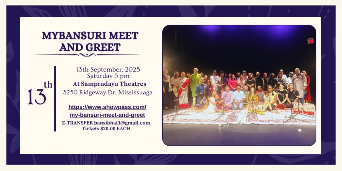 Image d'événement pour MY BANSURI MEET AND GREET