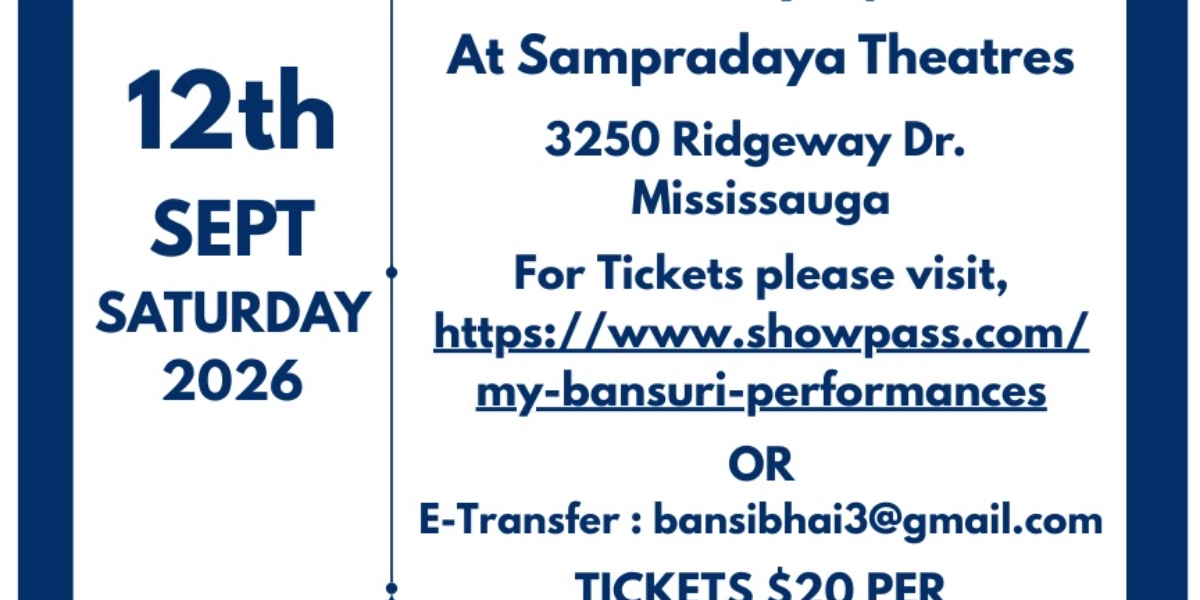 Event image for MY BANSURI PERFORMANCES 2026