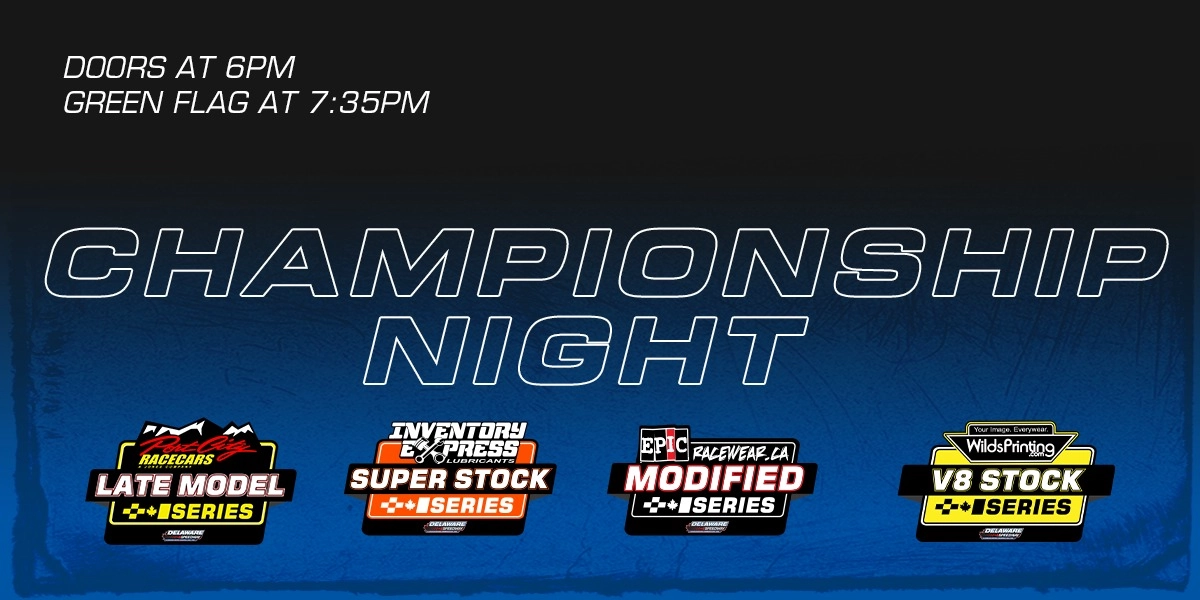 Event image for Championship Night - LM, SS, MOD, V8