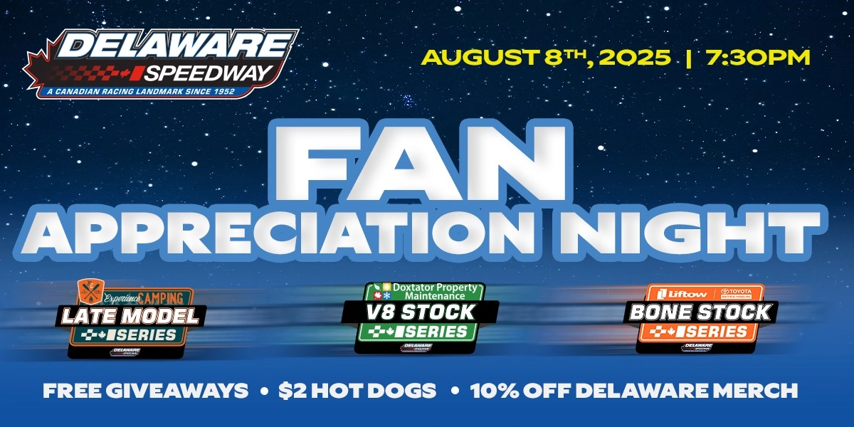 Event image for Fan Appreciation Night, LM, V8, BS
