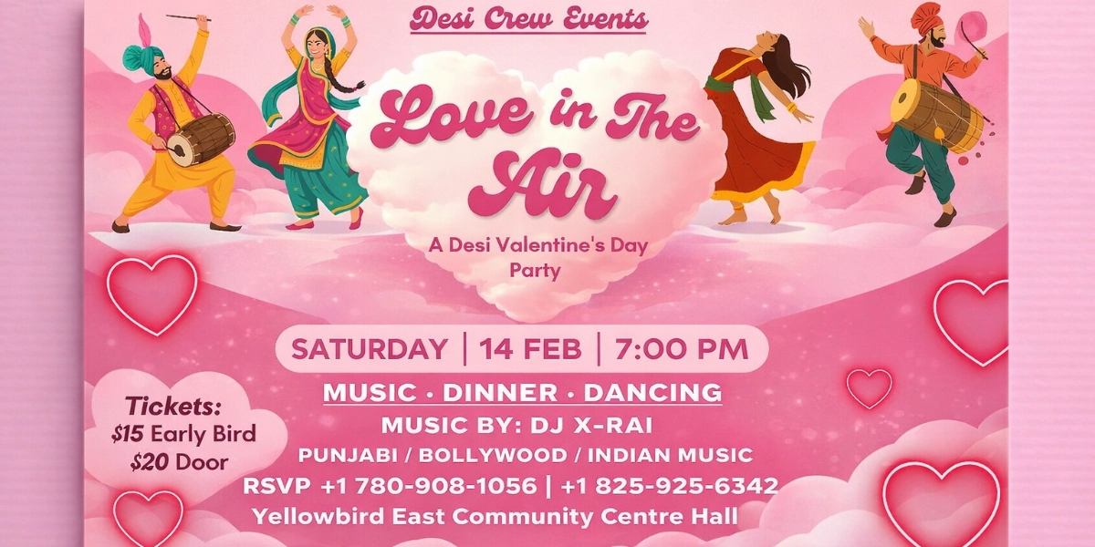 Event image for Love in The Air ( A Desi Valentine’s Party)