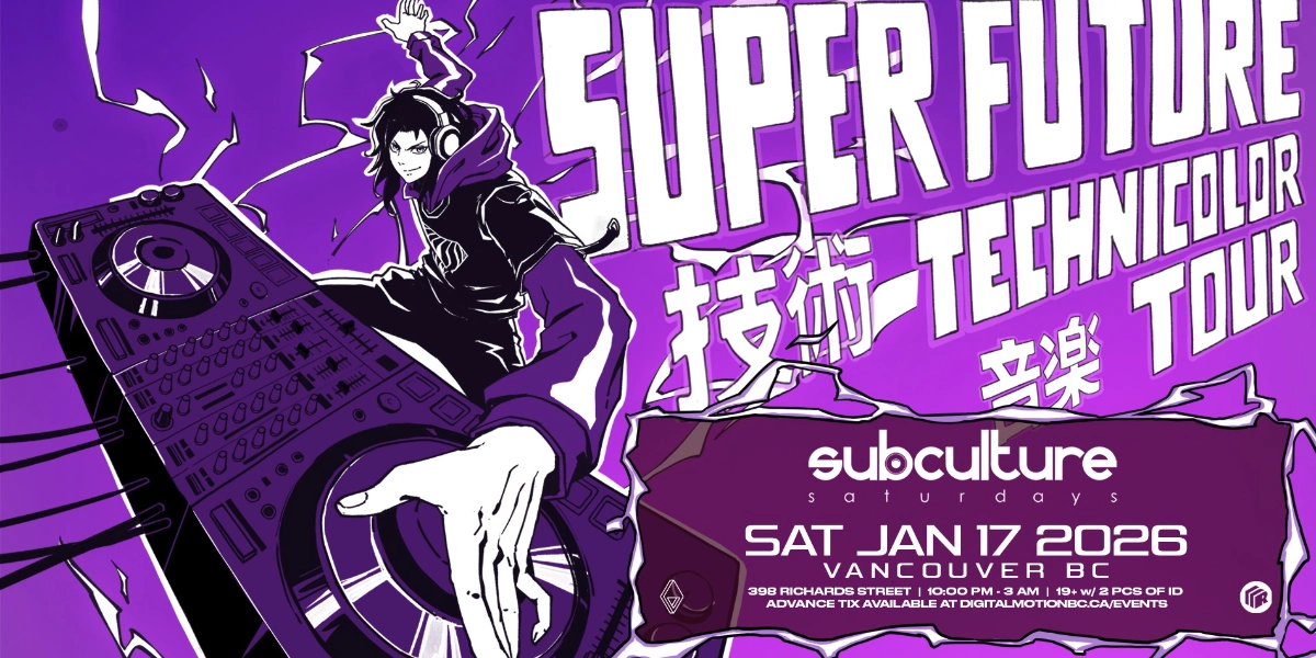 Event image for Super Future - Technicolor Tour at SUBculture Saturdays