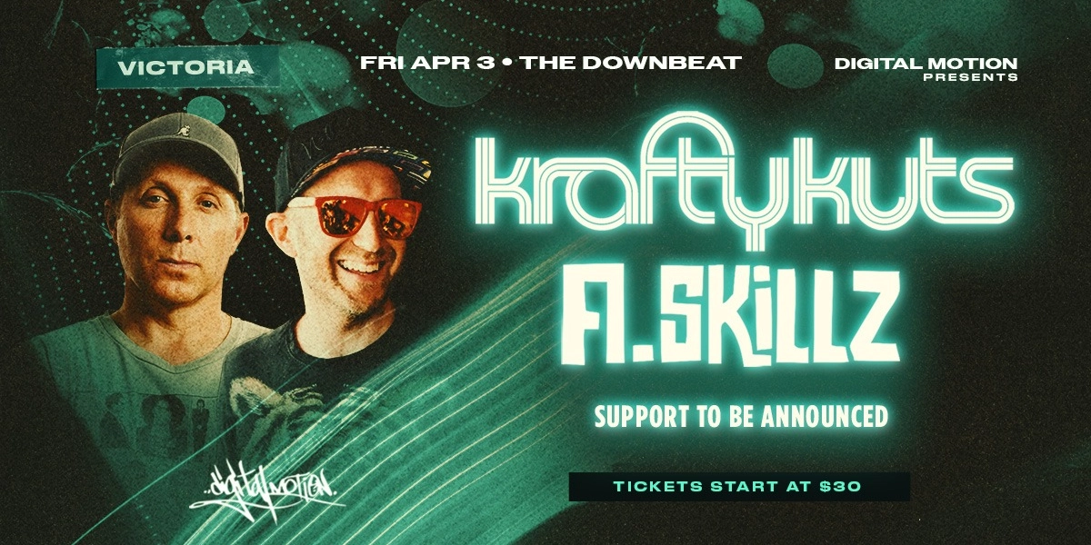 Event image for Krafty Kuts & A.Skillz at The Downbeat [Victoria]
