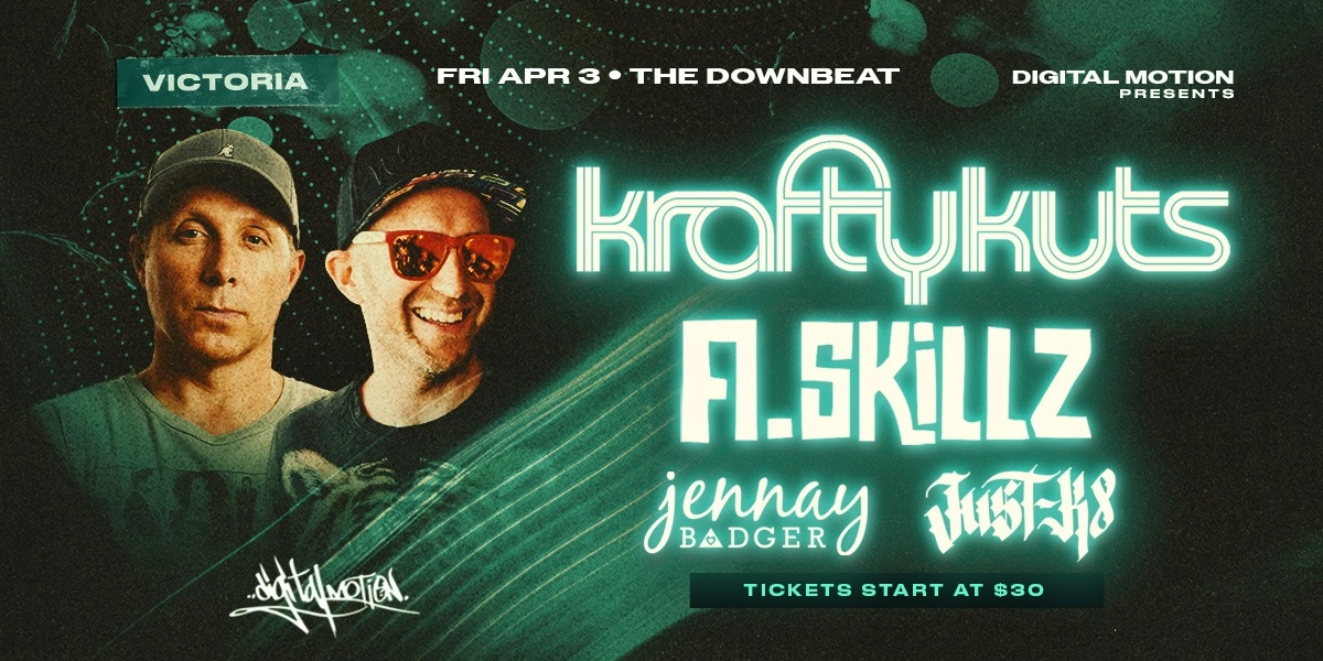 Event image for Krafty Kuts & A.Skillz at The Downbeat [Victoria]
