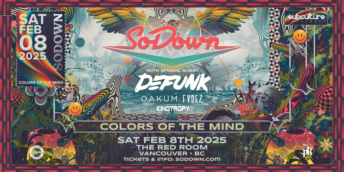 Event image for SoDown with Defunk - Colors of the mind tour