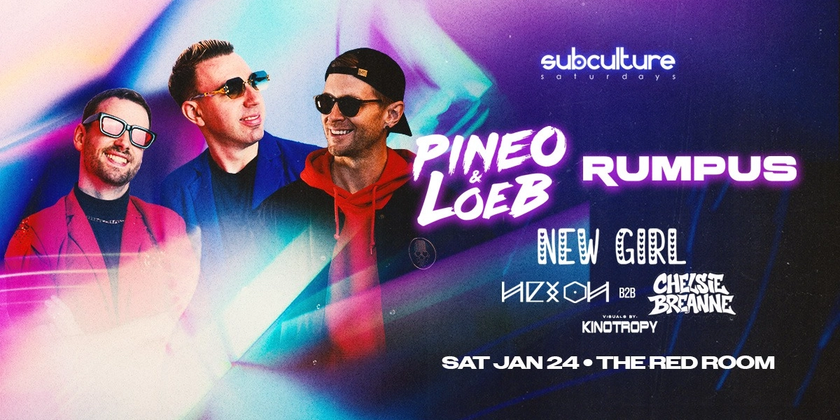Event image for Pineo & Loeb + Rumpus at SUBculture Saturdays