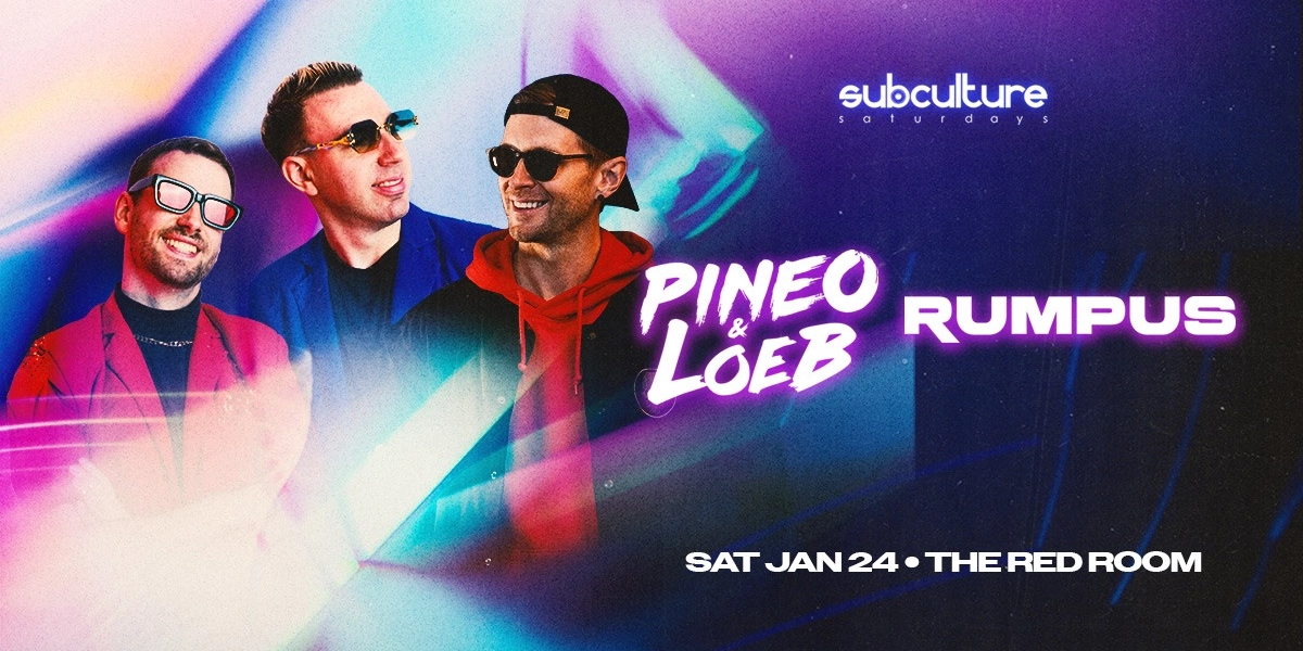 Event image for Pineo & Loeb + Rumpus at SUBculture Saturdays